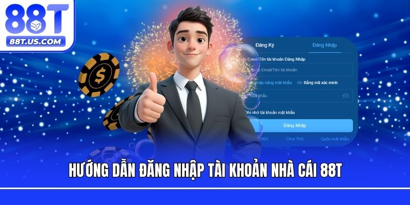 Hướng dẫn đăng nhập tài khoản nhà cái 88T